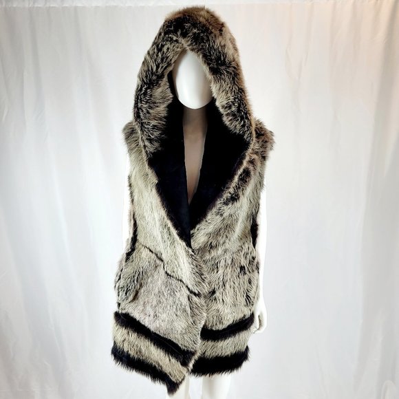 Donna Karan Reversible Lamb Vest - Picture 3 of 14